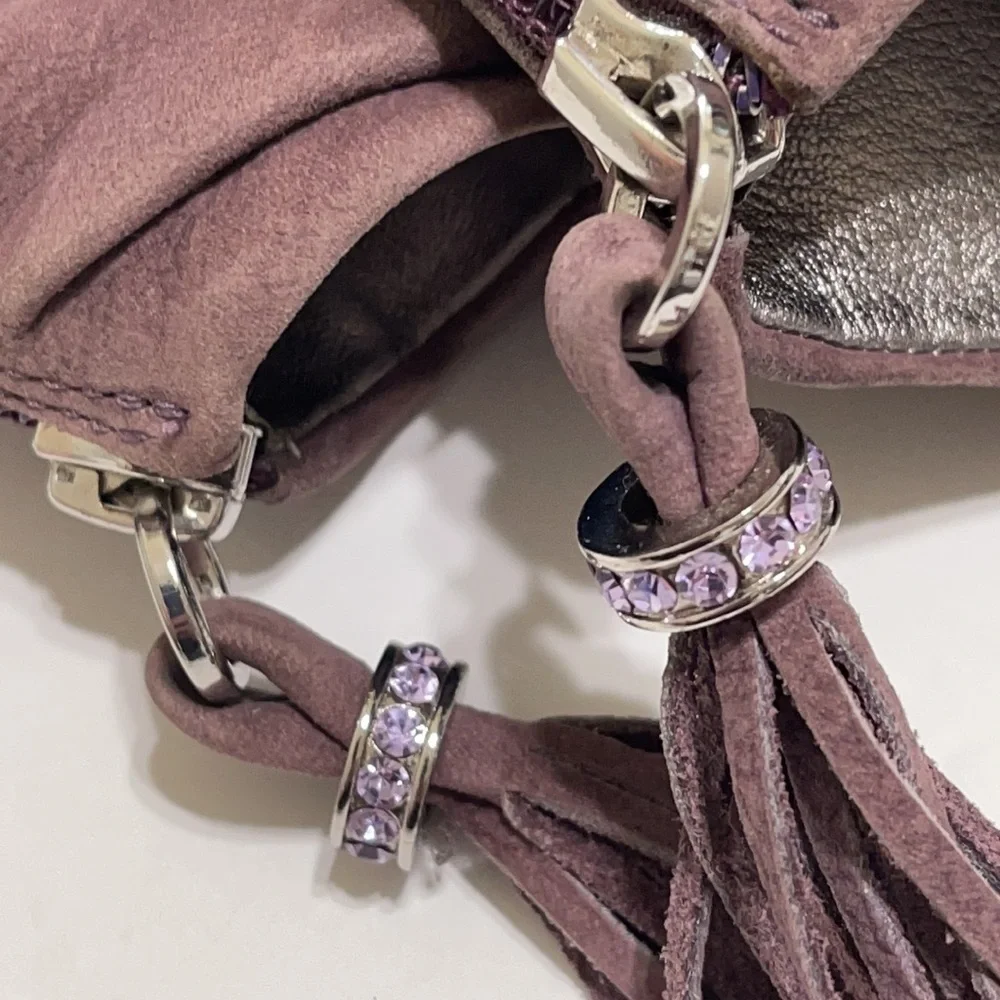 Marciano Guess Purple Suede Ankle Boots